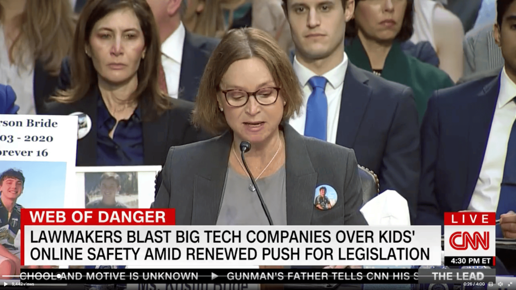 Lawmakers blast big tech companies over kids’ online safety amid a renewed push for legislation.